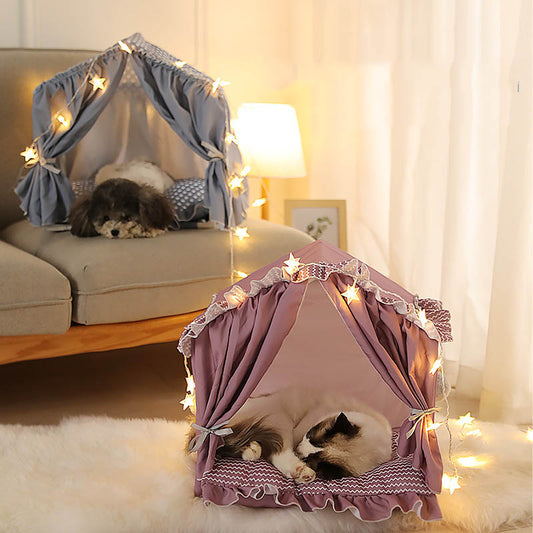 Foldable Cat Bed House