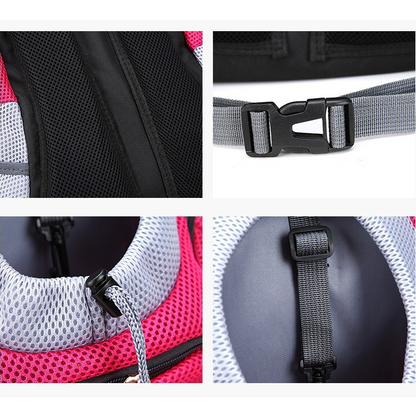 Sling-Style Mesh Pet Carrier Backpack