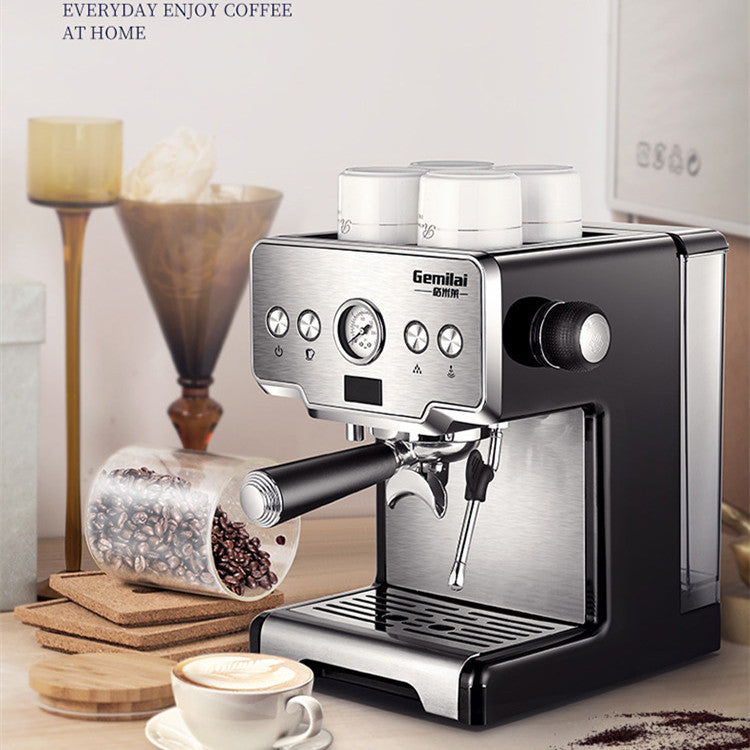 Italian Coffee Machine with Milk Frother