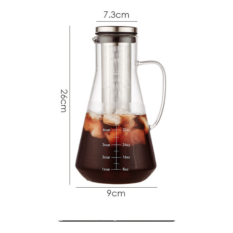 Glass Coffee Pot - Leakproof Cafetera and Tea Infuser