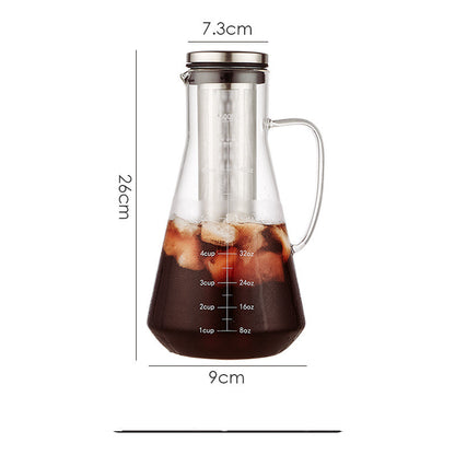 Glass Coffee Pot - Leakproof Cafetera and Tea Infuser