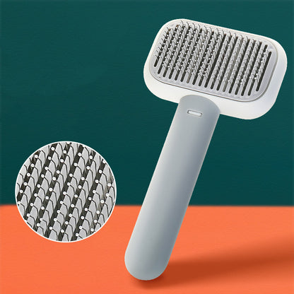 Stainless Steel Pet Hair Brush and Massage Comb