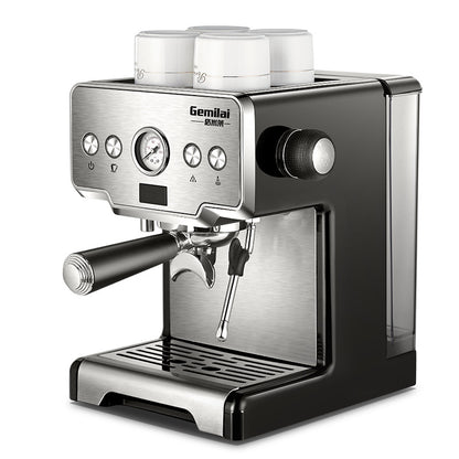 Italian Coffee Machine with Milk Frother